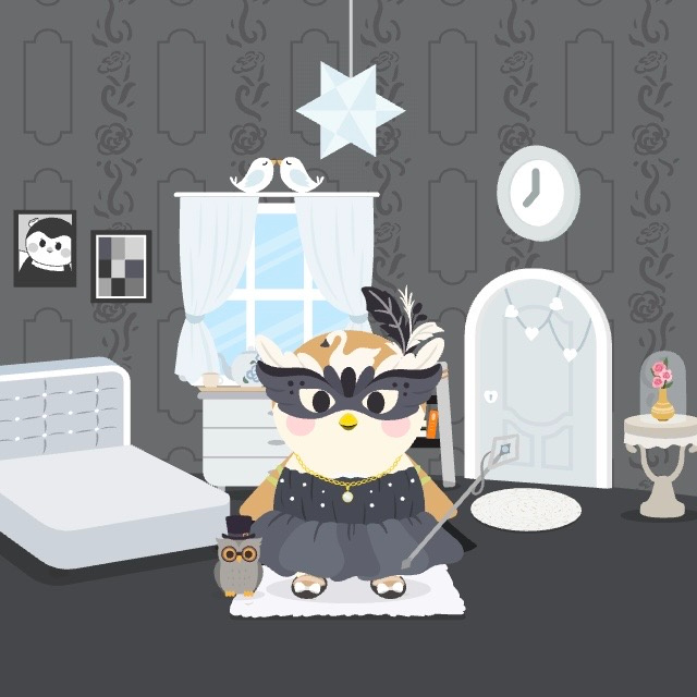 "Shall we go soon, m'lady?" 🦉