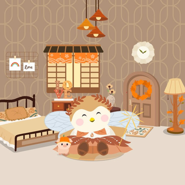 Making use of dried leaves 🍁